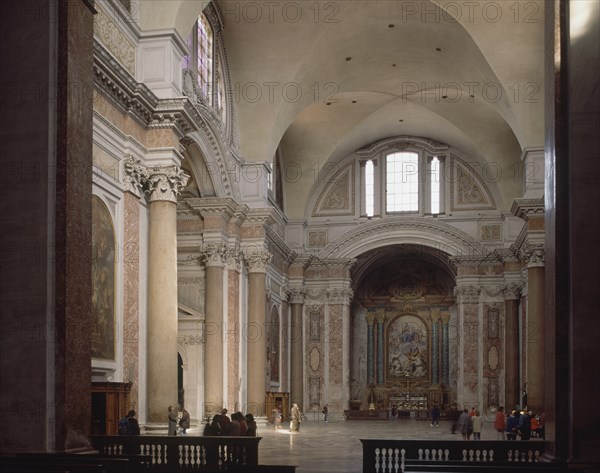 INTERIOR-NAVE DEL CRUCERO CON CAPILLA AL FONDO-S XVII
ROMA, IGLESIA DE SANTA MARIA ANGELES MA
ITALIA

This image is not downloadable. Contact us for the high res.