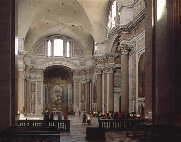 INTERIOR-NAVE DEL CRUCERO CON CAPILLA AL FONDO-S XVII
ROMA, IGLESIA DE SANTA MARIA ANGELES MA
ITALIA

This image is not downloadable. Contact us for the high res.