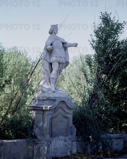 PUENTE DE SAN FERNANDO-DET ESCULTURA DEL REY FERNANDO III STO
MADRID, PUENTE DE SAN FERNANDO
MADRID