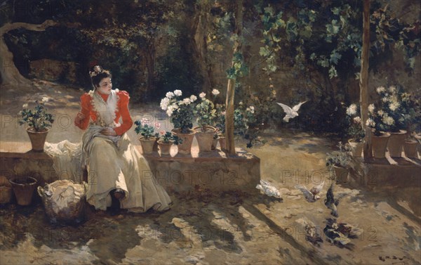 BRUGADA Y PANIZO R 1867/1919
MUCHACHA CON PALOMAS-1900-OLEO/TABLA 118,5X185,7CM-ECLECTICISMO ESPAÑOL
HABANA LA, MUSEO BELLAS ARTES
CUBA