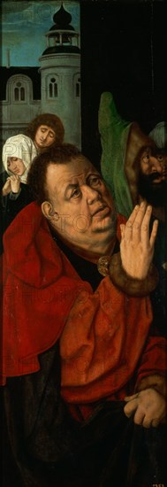 MAESTRO DE LA SANTA SANGRE
ECCE-HOMO, PANEL IZQUIERDA-EL DONADOR, LA VIRGEN Y DOS JUDIOS-NºP 1559
MADRID, MUSEO DEL PRADO-PINTURA
MADRID