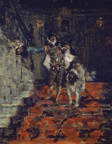 FORTUNY MARIANO 1838-1874
DETALLE DE "LA ESCALERA DE LA CASA DE PILATOS EN SEVILLA" 1870
HABANA LA, MUSEO BELLAS ARTES
CUBA