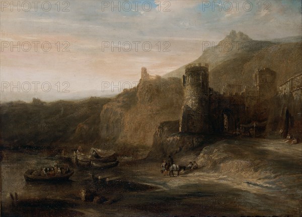 PEREZ VILLAAMIL JENARO 1807/54
CASTILLOS EN LA COSTA-1840-OLEO LIENZO, 94,5x126,2 CM
HABANA LA, MUSEO BELLAS ARTES
CUBA