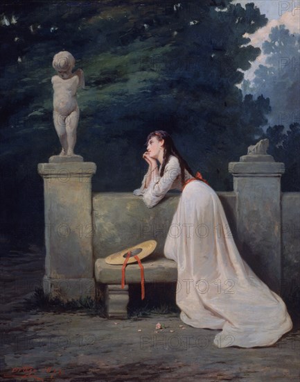 ORTEGO Y VEREDA F 1833-81
MELANCOLIA-1873-OLEO TABLA-46,5x37,7 CM
HABANA LA, MUSEO BELLAS ARTES
CUBA