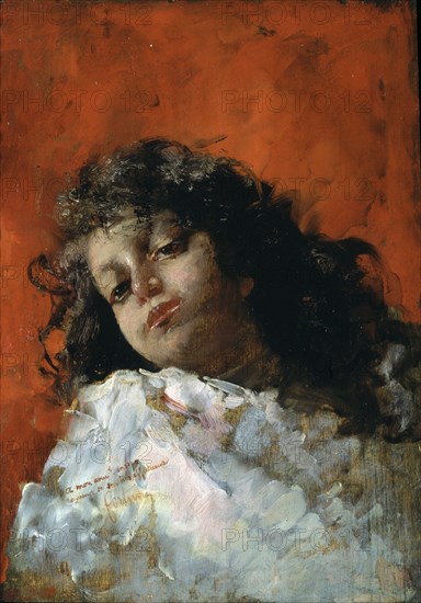 FORTUNY MARIANO 1838-1874
NIÑA EN ROJO-OLEO TABLA-33,7x23,6 CM
HABANA LA, MUSEO BELLAS ARTES
CUBA