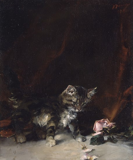 DOMINGO MARQUES FRANCISCO
GATO CON FLORES-OLEO SOBRE TELA,46x38 CM
HABANA LA, MUSEO BELLAS ARTES
CUBA