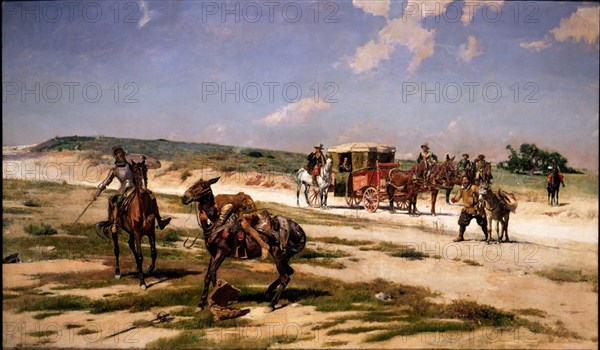 MORENO CARBONERO JOSE 1860/1942
ESCENA DEL QUIJOTE-OLEO LIENZO,141x249 CM- PRINCIPIOS DEL SIGLO XX
HABANA LA, MUSEO BELLAS ARTES
CUBA