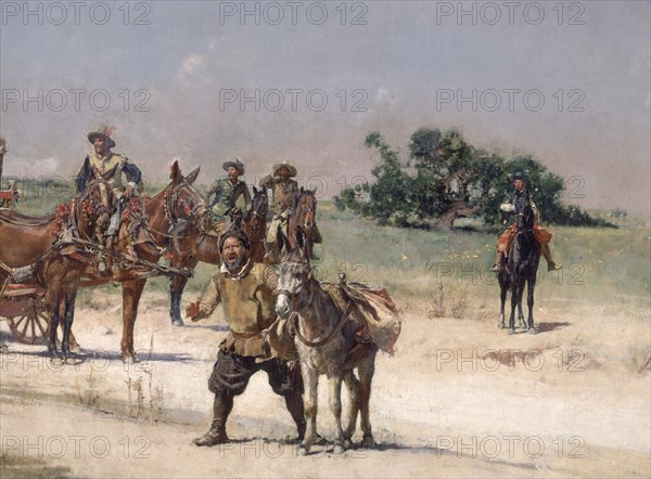 MORENO CARBONERO JOSE 1860/1942
DETALLE "ESCENA DEL QUIJOTE"-OLEO LIENZO,141x249 CM
HABANA LA, MUSEO BELLAS ARTES
CUBA