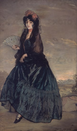 ZULOAGA IGNACIO 1870-1945
MUJER CON MANTILLA, FLORES Y ABANICO-OLEO LIENZO, 199x120,5 CM
HABANA LA, MUSEO BELLAS ARTES
CUBA

This image is not downloadable. Contact us for the high res.