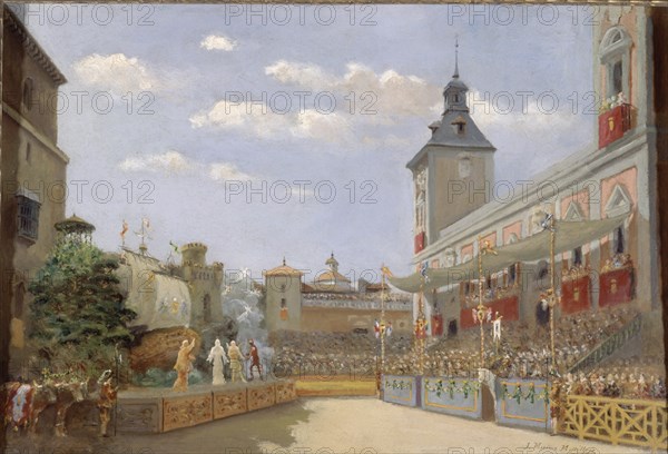 MUÑOZ MORILLEJO JOAQ
REPRESENTACION TEATRAL EN PLAZA DE LA VILLA EN 1681-"DIVINAS FILOTEAS"DE CALDERON-S XX PINTURA
MADRID, MUSEO MUNICIPAL
MADRID
This image is not downloadable. Contact us for the high res.