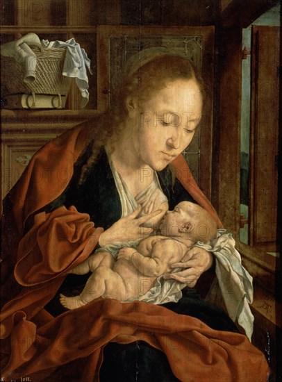 Van Reymerswaele, La Vierge allaitant son enfant