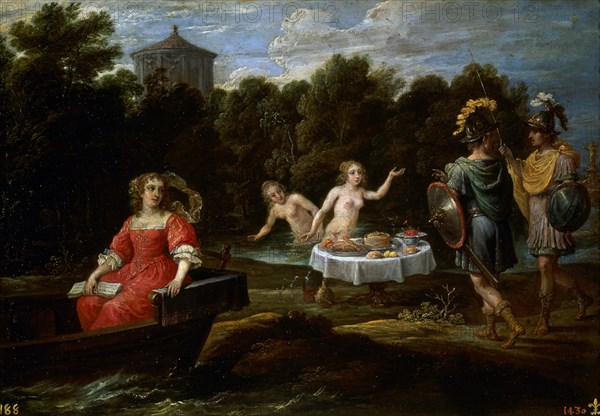 Teniers (le jeune), Charles et Ubalde aux Iles Fortunées