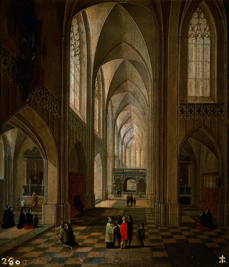 Neefs, Intérieur d'église