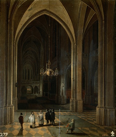 Neefs, Intérieur d'église - le viatique