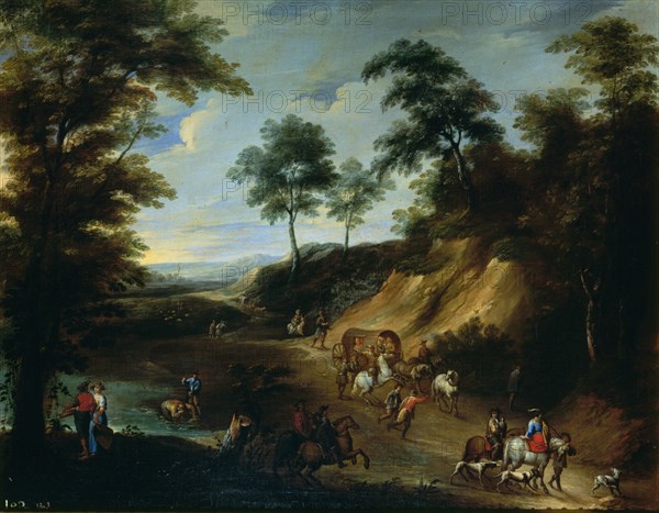 Jan Bruegel, dit de Velours1568/1625
CAMINO EN EL BOSQUE-L.0,63X0,81-NºPRADO 2029
Madrid, musée du Prado-PINTURA
Madrid