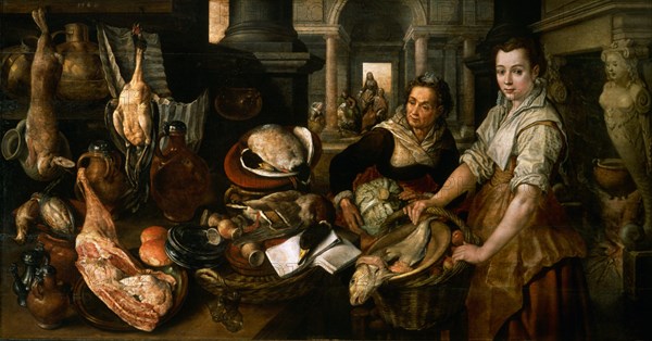 Beuckelaer, Christ dans la maison de Marta et de Marie