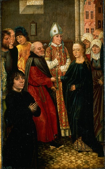 Maestro de la leyenda de Santa Catalina, The Virgin's Engagement