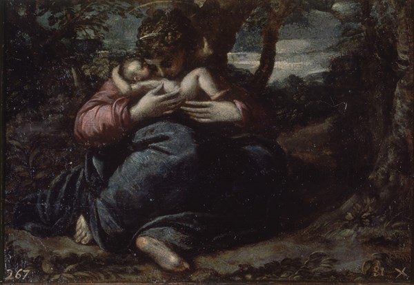 Scarsellino, Madonna With Child