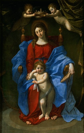 Reni, Virgin Mary on a throne