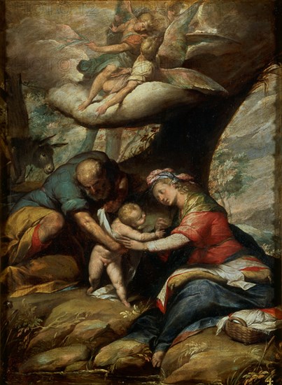 Crespi, Rest on the Flight into Egypt