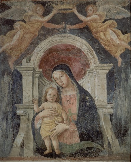 Romano, The virgin with the child