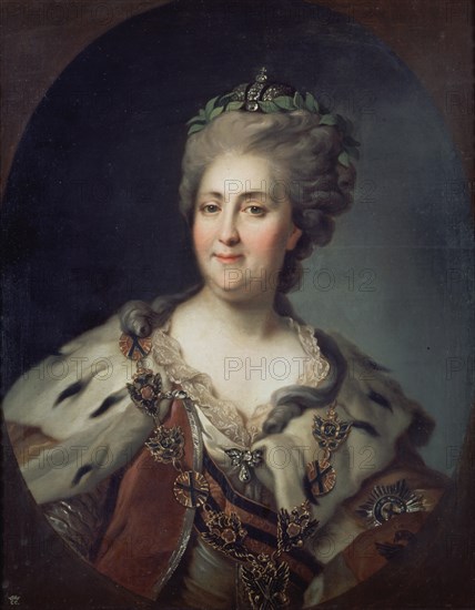Rokotoff, Portrait de la tsarine Catherine II de Russie