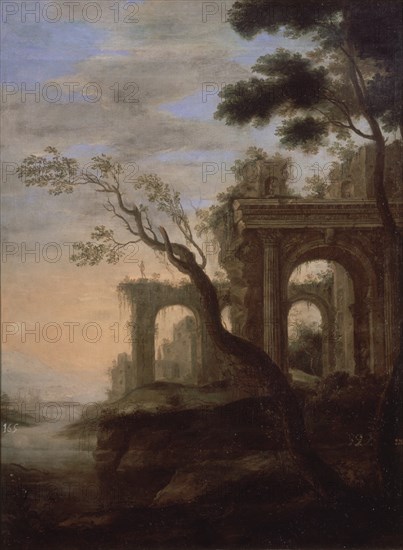 Iriarte, Paysage avec ruines