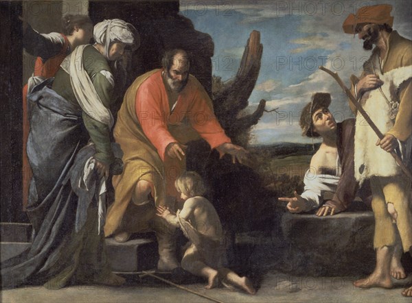 Stanzione, John the Baptist says goodbye to his parents