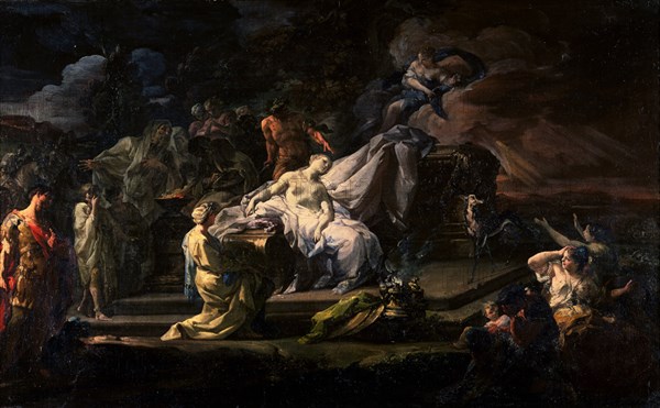 Giaquinto, Le sacrifice d'Iphigénie