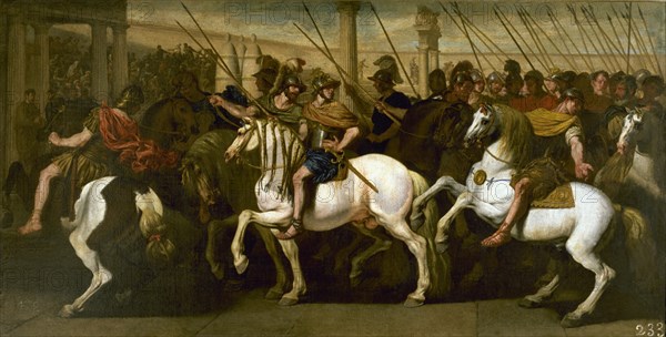 Falcone, Roman soldiers in the Circus