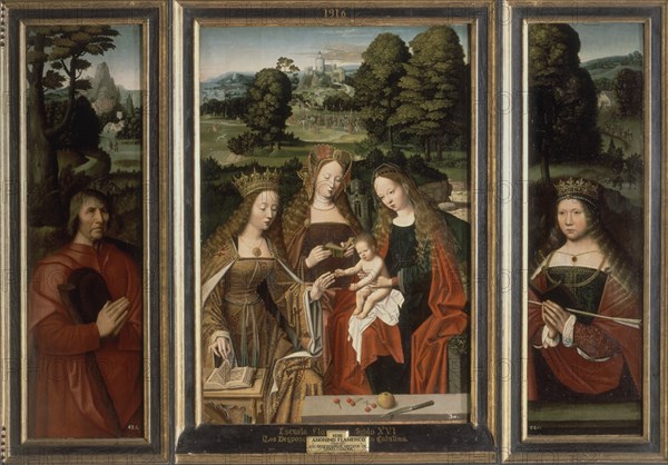 Anonymous, The Mystical Engagement of Saint Catherine