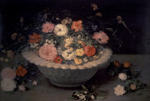 Jan Bruegel, dit de Velours1568/1625
FLORERO-T.0,44X0,66-NºPRADO 1422-Ecole flamande
Madrid, musée du Prado-PINTURA
Madrid