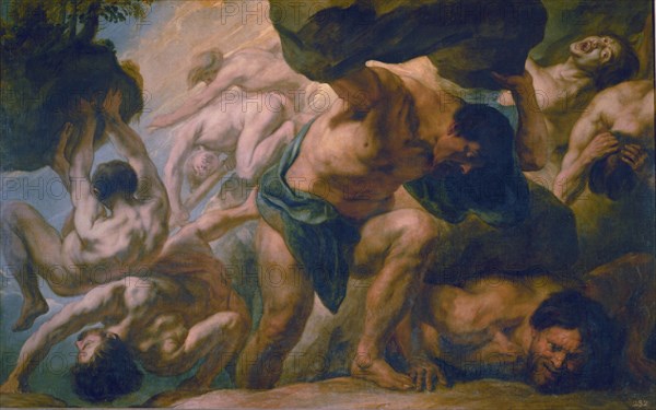 Jordaens, La déroute des Titans