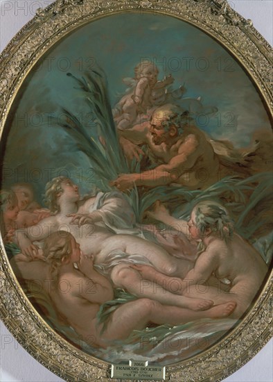 BOUCHER FRANÇOIS 1703/70
PAN Y SIRINX-L.79x95cm S XVIII NP 7066
MADRID, MUSEO DEL PRADO-PINTURA
MADRID