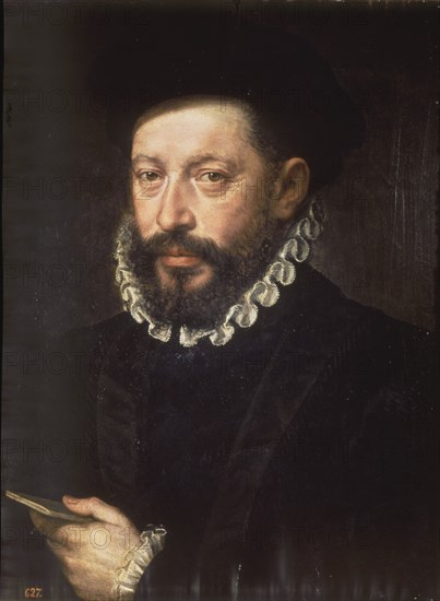 ANONIMO ESPAÑOL
RETRATO VIRIL(CABALLERO DE 54 AÑOS)T.DE NOGAL 0,57X0,44-NºPRADO 528-S XVI
MADRID, MUSEO DEL PRADO-PINTURA
MADRID