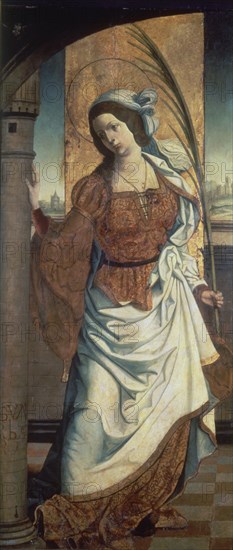MAESTRO DE BECERRIL
SANTA BARBARA-T.1,45X0,65-NºPRADO 2682-S XVI-ESCUELA PALENTINA
MADRID, MUSEO DEL PRADO-PINTURA
MADRID