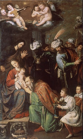NUÑEZ DEL VALLE
ADORACION DE LOS REYES MAGOS-Nº PRADO 7623
MADRID, MUSEO DEL PRADO-PINTURA
MADRID