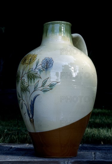 CANTARO ESMALTADO CON DECORACION VEGETAL-S XX ARTE POPULAR
SALVATIERRA BARROS, COLECCION PARTICULAR
BADAJOZ