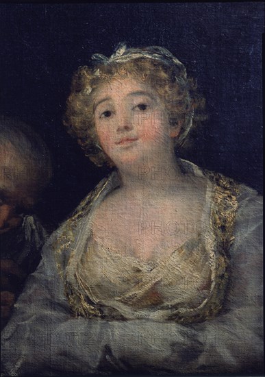 Goya,The Celestina and her Daughter (detail)