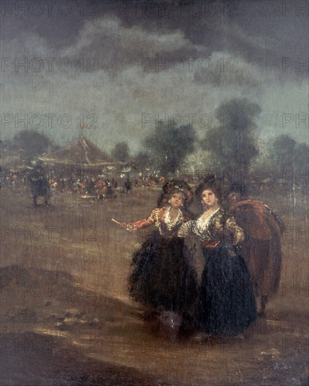 Lucas Velázquez, Femmes de la classe populaire en Procession