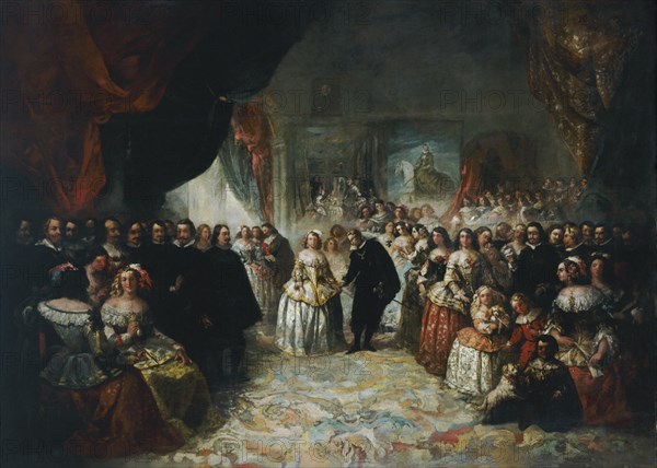 Lucas Velázquez, Philip IV, his Court and the Meninas