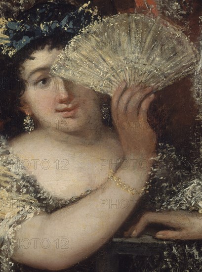 Lucas Velázquez, Lady in gold and silver