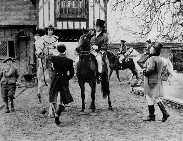 ESCENA DE "BEAU BRUMMELL"POR LIZ TAYLOR Y STEWART GRANGER M.G.M(EEUU)