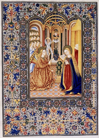 MARCH BARTOLOME
LIBRO DE HORAS-MS 103-V.3.B-MINIATURA:ANUNCIACION
VALENCIA, PALACIO MARQUES DOS AGUAS
VALENCIA
This image is not downloadable. Contact us for the high res.