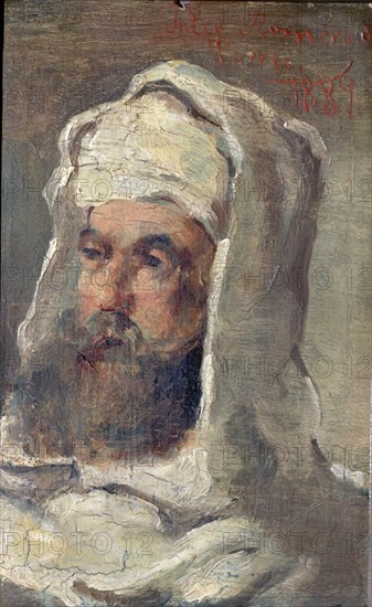 ROMERO DE TORRES JULIO 1874/1930
CABEZA DE ARABE-1889
MADRID, COLECCION CAROLINA PELLICER
MADRID