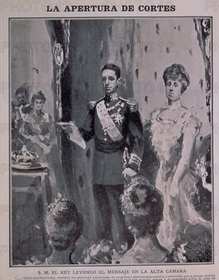 VILA PRADES
PRIMER DISCURSO DE ALFONSO XIII EN EL SENADO 18/5/1903
MADRID, BIBLIOTECA NACIONAL B ARTES
MADRID
This image is not downloadable. Contact us for the high res.