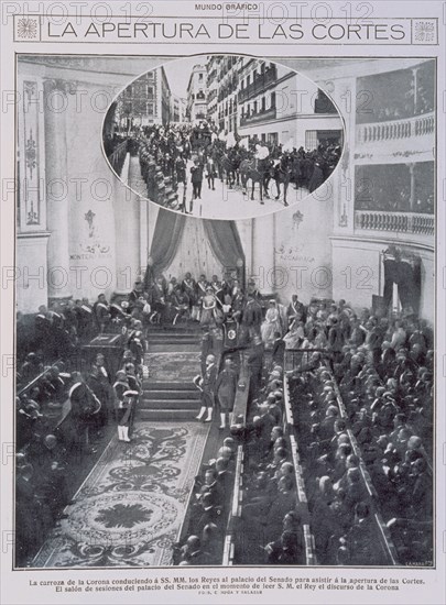 FOTOG-COMITIVA REAL:TERMINADA SESION APERTURA CORTES 18/3/1918 MUNDO GRAFICO
MADRID, BIBLIOTECA NACIONAL B ARTES
MADRID
This image is not downloadable. Contact us for the high res.