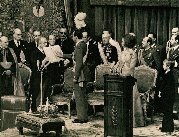 Proclamation of King Juan Carlos