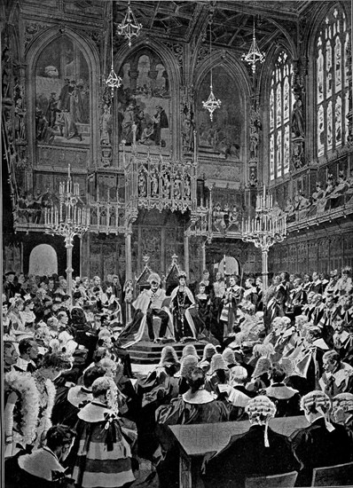 CAMARA DE LOS LORES-EDUARDO VII APERTURA PARLAMENTO 1902-IL ESPAÑOLA/AMERICANA
MADRID, SENADO-BIBLIOTECA
MADRID