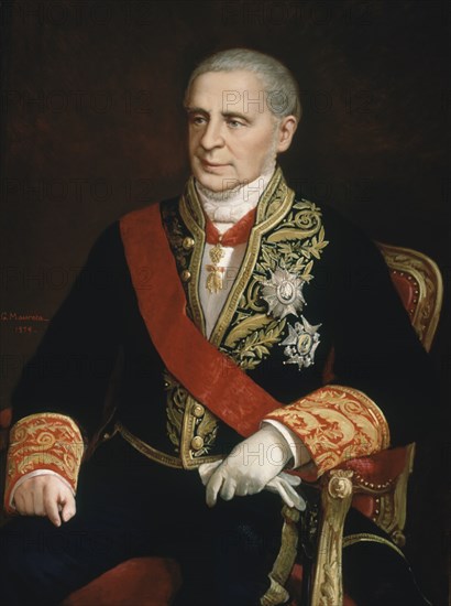MAURETA ARACIL GABRIEL 1832/1912
MANUEL PANDO, MARQUES DE MIRAFLORES(1792/1872) PREDIENTE SENADO 8 LEGISLATURAS
MADRID, SENADO-PINTURA
MADRID
This image is not downloadable. Contact us for the high res.